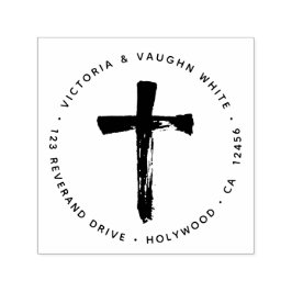 Religiöse christliche Kreuzsreligion Permastempel