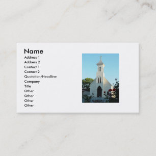 Religiöse Church Business Card Visitenkarte