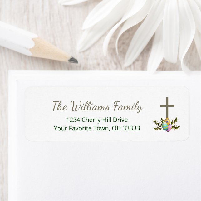 Religiöse Cross Decorated Eggs Osterbrunch (Insitu)