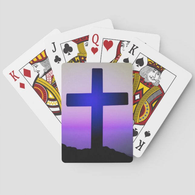 Religiöse Cross-Playing Cards Spielkarten (Rückseite)