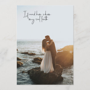 Religiöse Einladung 2 Foto Hochzeit