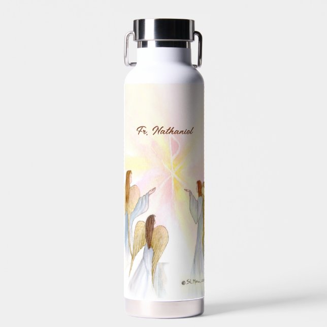Religiöse Engel Personalisiert Trinkflasche (Vorne)