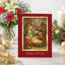 Religiöse Epiphanie Drei Könige Gebet Jesus
