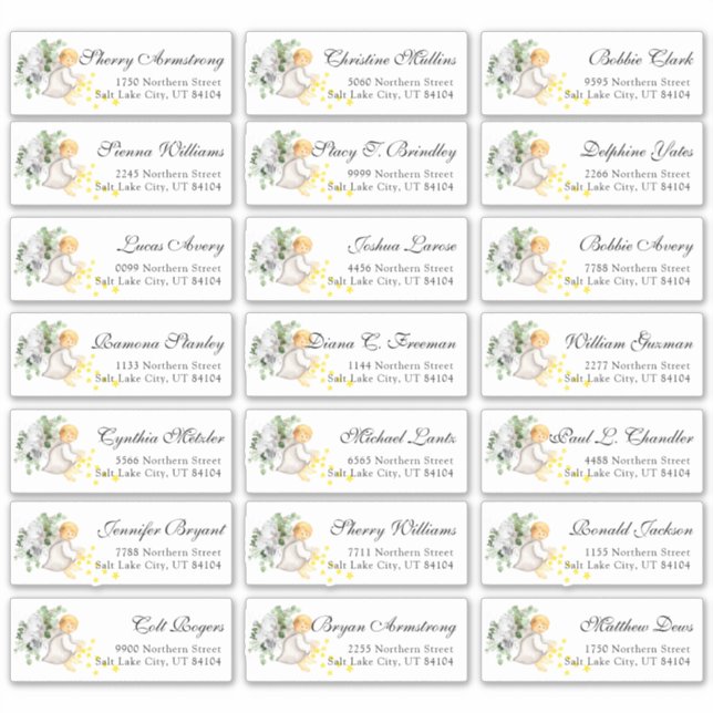 Religiöse Feiern Wasserfarbengel Aufkleber (Vorderseite)