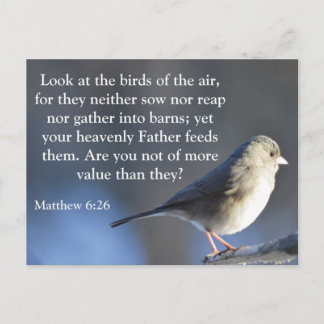 Religiöse Förderung Postkarte