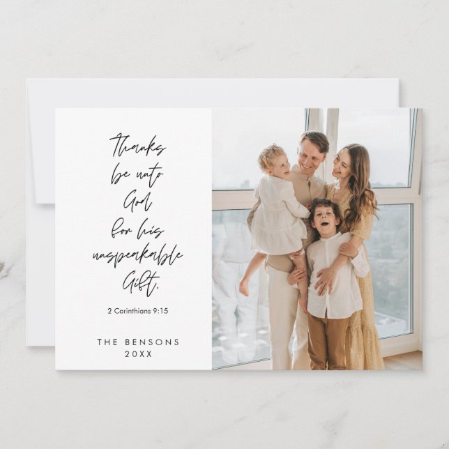 Religiöse, frohe Weihnachten, Christliches Foto Feiertagskarte (Vorderseite)