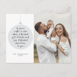 Religiöse, frohe Weihnachten, Christliches Foto Postkarte