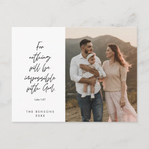 Religiöse, frohe Weihnachten, Christliches Foto Postkarte