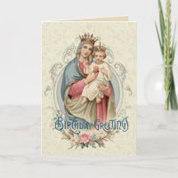 Religiöse gesegnete Jungfrau Mary Jesus Birthday C