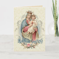 Religiöse gesegnete Jungfrau Mary Jesus zum Geburt