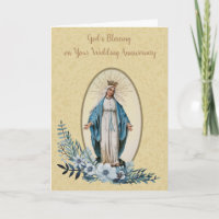 Religiöse gesegnete Jungfrau Mary Wedding Annivers