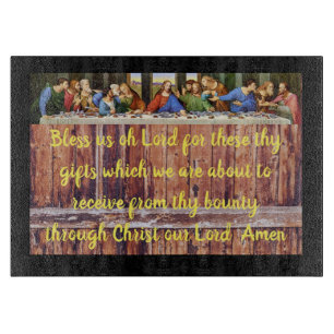 RELIGIÖSE GLAS-SCHNITTSTELLE SCHNEIDEBRETT