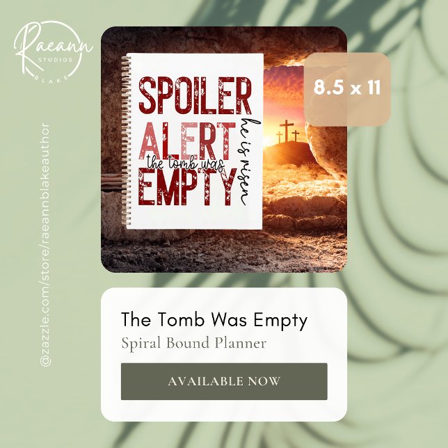 Religiöse "He is Risen" Planner Notebook Planer (Von Creator hochgeladen)