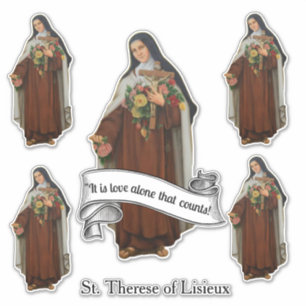 Religiöse Heilige Therese von Lisieux Carmelite N Aufkleber