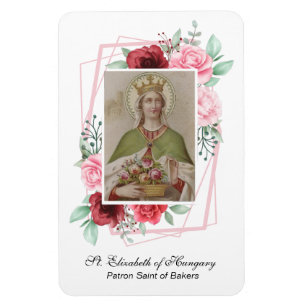 Religiöse Hl. Elisabeth von Ungarn Patronin der Bä Magnet