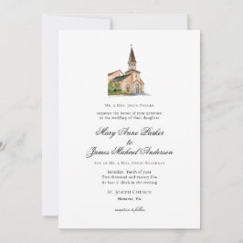 Religiöse Hochzeit Einladung
