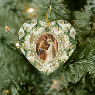 Religiöse Hochzeit Erste Weihnachtszeit Keramik Ornament