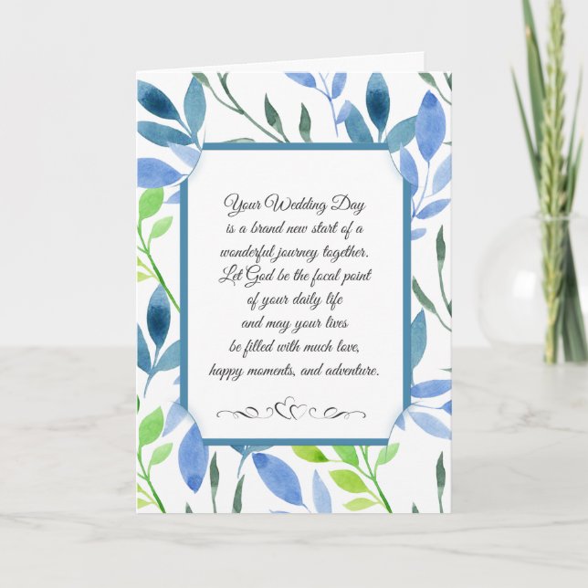 Religiöse Hochzeit Karte (Vorderseite)