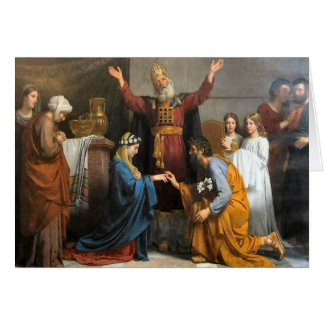 Religiöse Hochzeitkarte