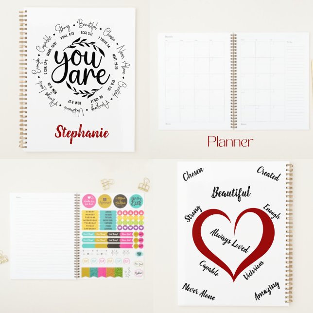 Religiöse Inspirationsbibliotheken "You are" Planer (Von Creator hochgeladen)