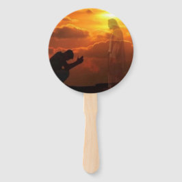 Religiöse Jesus Hand Fan Fächer