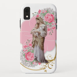 Religiöse Jesus Jungfrau Mary Rosa Rosen Case-Mate iPhone Hülle