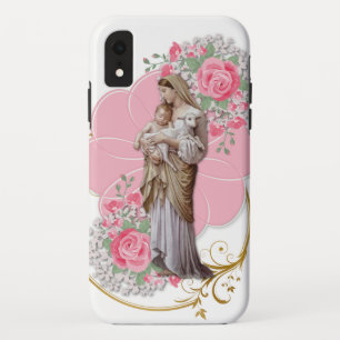 Religiöse Jesus Jungfrau Mary Rosa Rosen  Case-Mate iPhone Hülle
