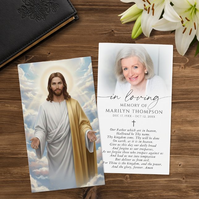 Religiöse Jesus Vaterunser Karte (Von Creator hochgeladen)
