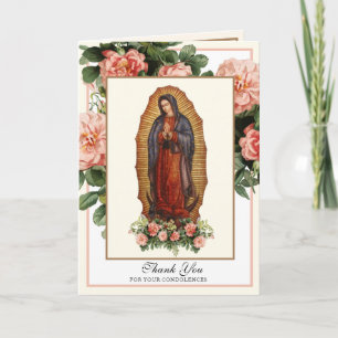 Religiöse Jungfrau Maria Guadalupe Katholische Bee Karte