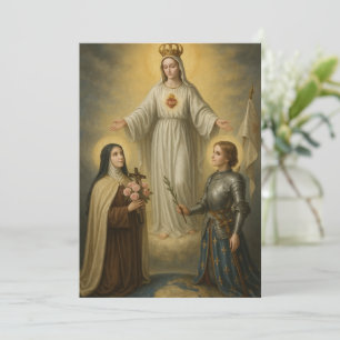Religiöse Jungfrau Maria St. Therese Jeanne d'Arc  Karte