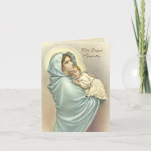 Religiöse Jungfrau Mary Jesus Katholic Sympathy Ca Karte