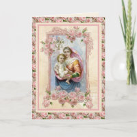 Religiöse Jungfrau Mary Jesus katholische Vintage