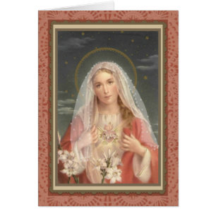 Religiöse Jungfrau Mary Katholic Vintag