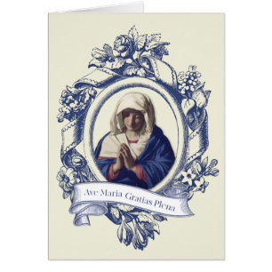 Religiöse Jungfrau Mary Katholic Vintag