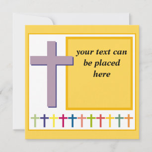 Religiöse Karte mit anpassbarem Text