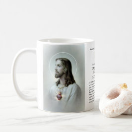 Religiöse katholische Beerdigungsdenkmal Jesus Kaffeetasse