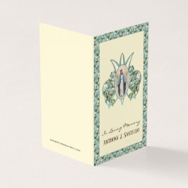 Religiöse katholische Beerdigungskarten Visitenkarten