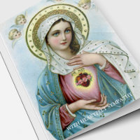 Religiöse katholische Heilige Herz-Maria-Beileid