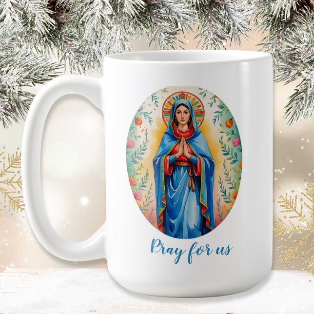 Religiöse katholische Maria Kaffeetasse (Von Creator hochgeladen)