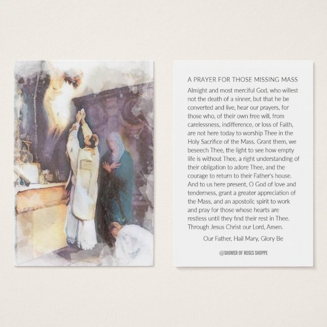 Religiöse katholische Mass Gebet Priester Jungfrau (Vorne & Hinten)