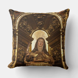Religiöse Kunst als Vertreter von Santa Teresa Kissen