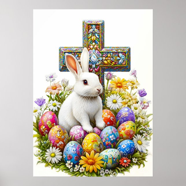 Religiöse Kunst am Ostsonntag Poster (Vorne)