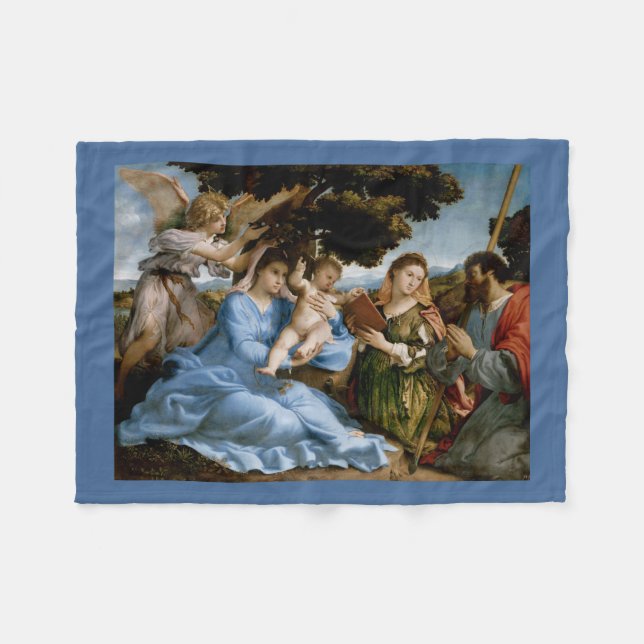 Religiöse Kunst Fleece-Decke Fleecedecke (Vorderseite (Horizontal))