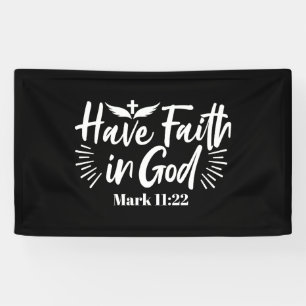 Religiöse Kunst: Glauben an Gottes Schriftendesign Banner