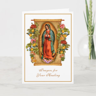 Religiöse Lady of Guadalupe für die Heilkarte Karte