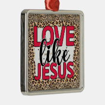 Religiöse Liebe wie Jesus-Ornament