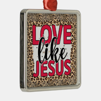 Religiöse Liebe wie Jesus-Schmuck Ornament Aus Metall