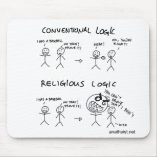 Religiöse Logik Mousepad