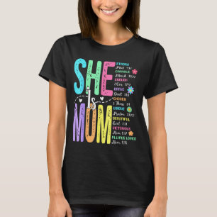 Religiöse Mama ist Mutter Bibelvers christliche Mu T-Shirt