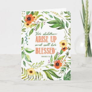 Religiöse Mutter zum Geburtstag älterer Kinder Karte